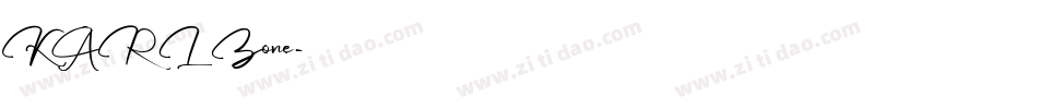KARL Zone字体转换